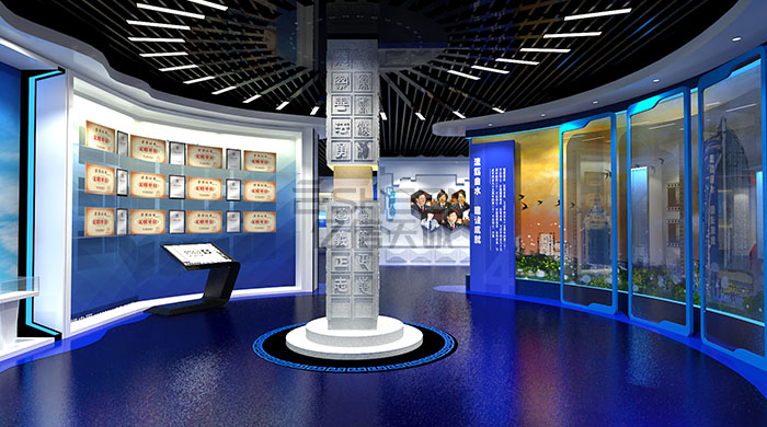 浠水檢察院文化陳列館展館展廳設(shè)計(jì)效果圖3