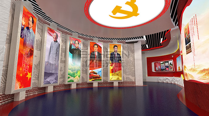 浠水檢察院文化陳列館案例搭建圖1